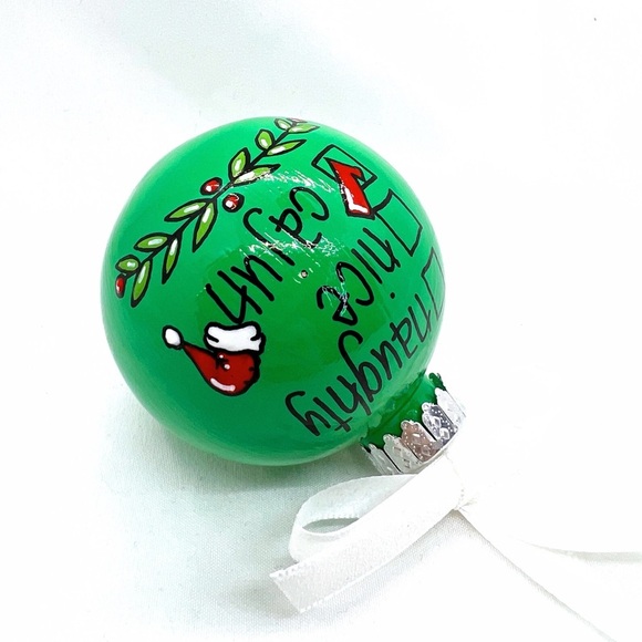 Checkin' It Twice: Naughty, Nice, Cajun! - Personalized Cajun Christmas Ornament - Picture 6 of 12